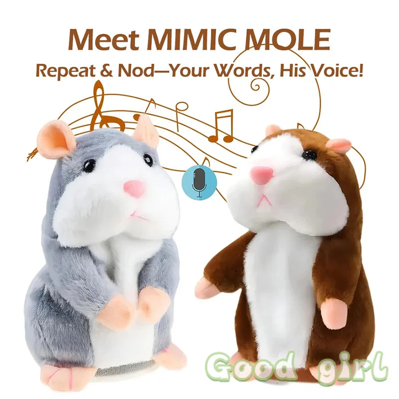TalkMate Interactive Plush Hamster Toy ATHLEXES