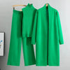 Chic Knit 3 Piece Cardigan Tracksuit Set ATHLEXES