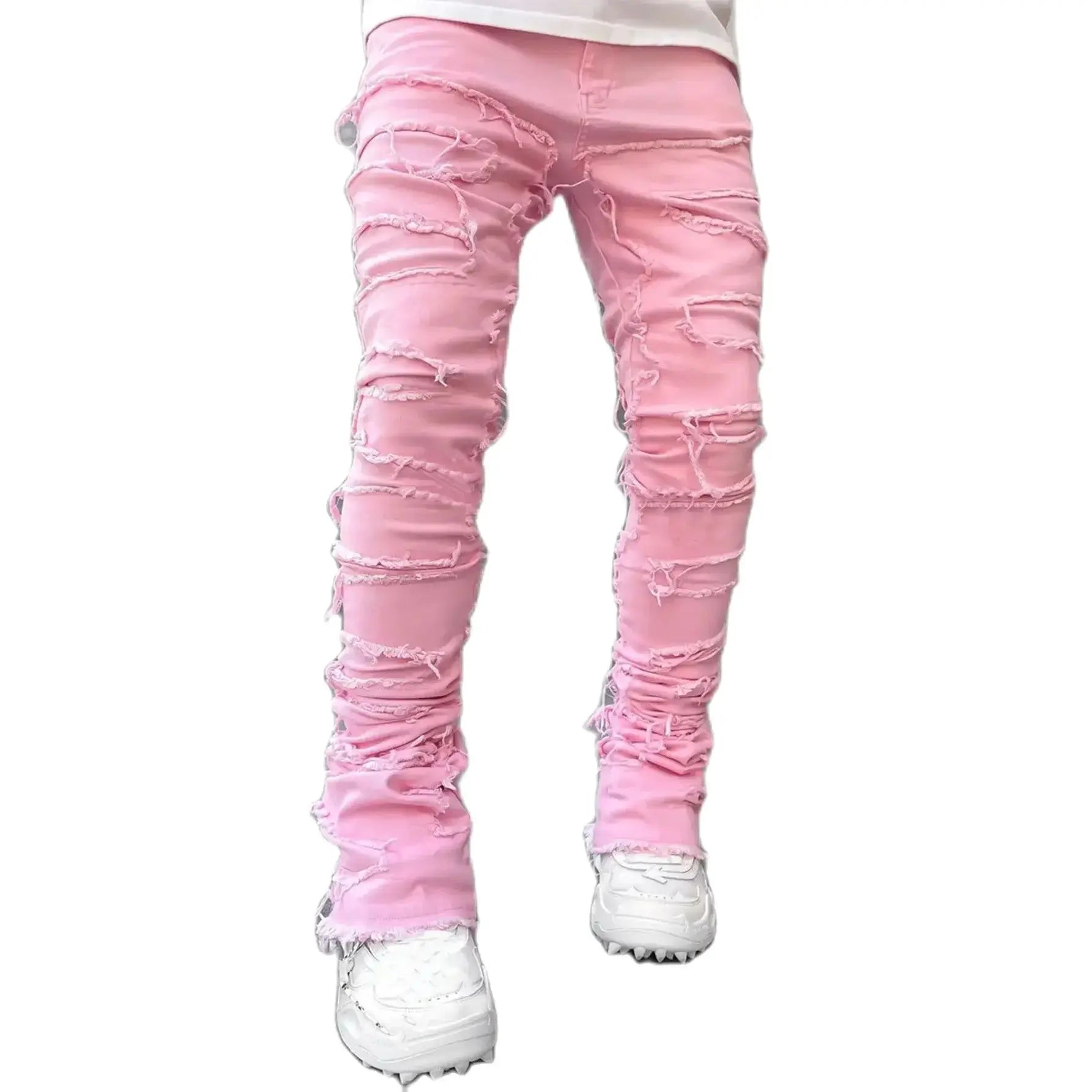 Urban Distressed Slim Fit Denim Pants for Men ATHLEXES