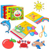Colorful Cartoon Paper-Cut Craft Book for Kids ATHLEXES