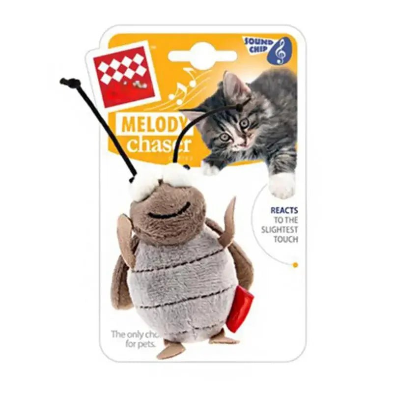 Interactive Cat Toys Flying Bird Cat Toy Flapping Wings Sparrow Catnip Toys Vivid Chirpi]ng Simulation Bird Interactive Cat Toy ATHLEXES