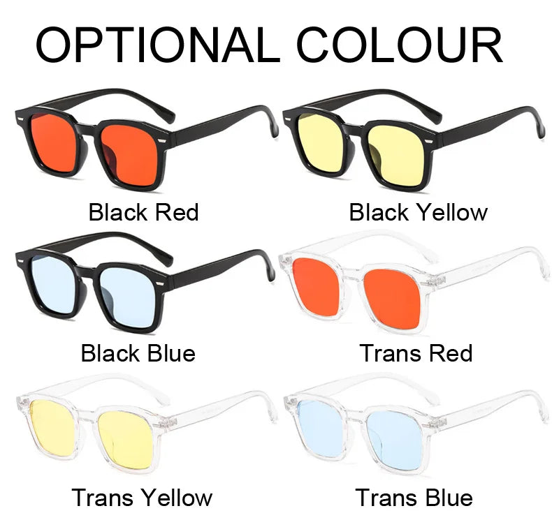 Retro Glam Square Sunglasses for Women ATHLEXES