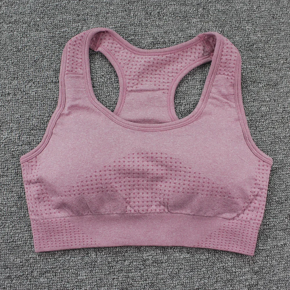 Seamless DotFit Women's Support Sports Bra ATHLEXES