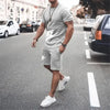 Luxury Men's Two-Piece Gym Shorts Set ATHLEXES