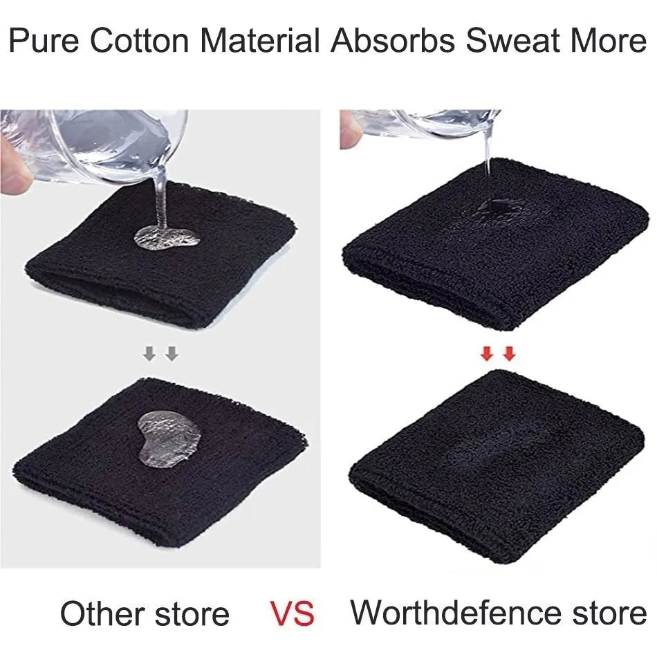 WOSWEIR Cotton Athletic Sweatbands for Sports ATHLEXES