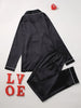 Solid Long Sleeve Pajama Set ATHLEXES