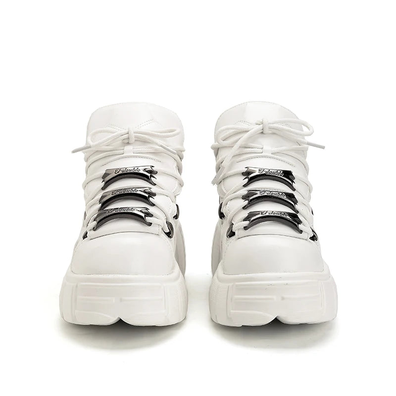 Punk Chic Women's Lace-Up Rock Boots ATHLEXES