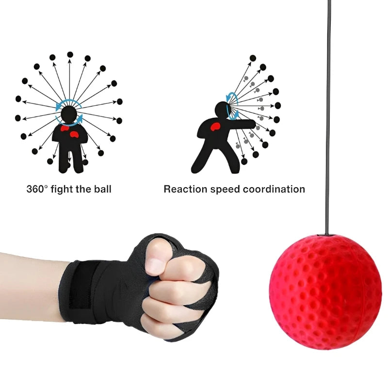 MMA Speed Reaction Ball for Home Training Fitness ATHLEXES