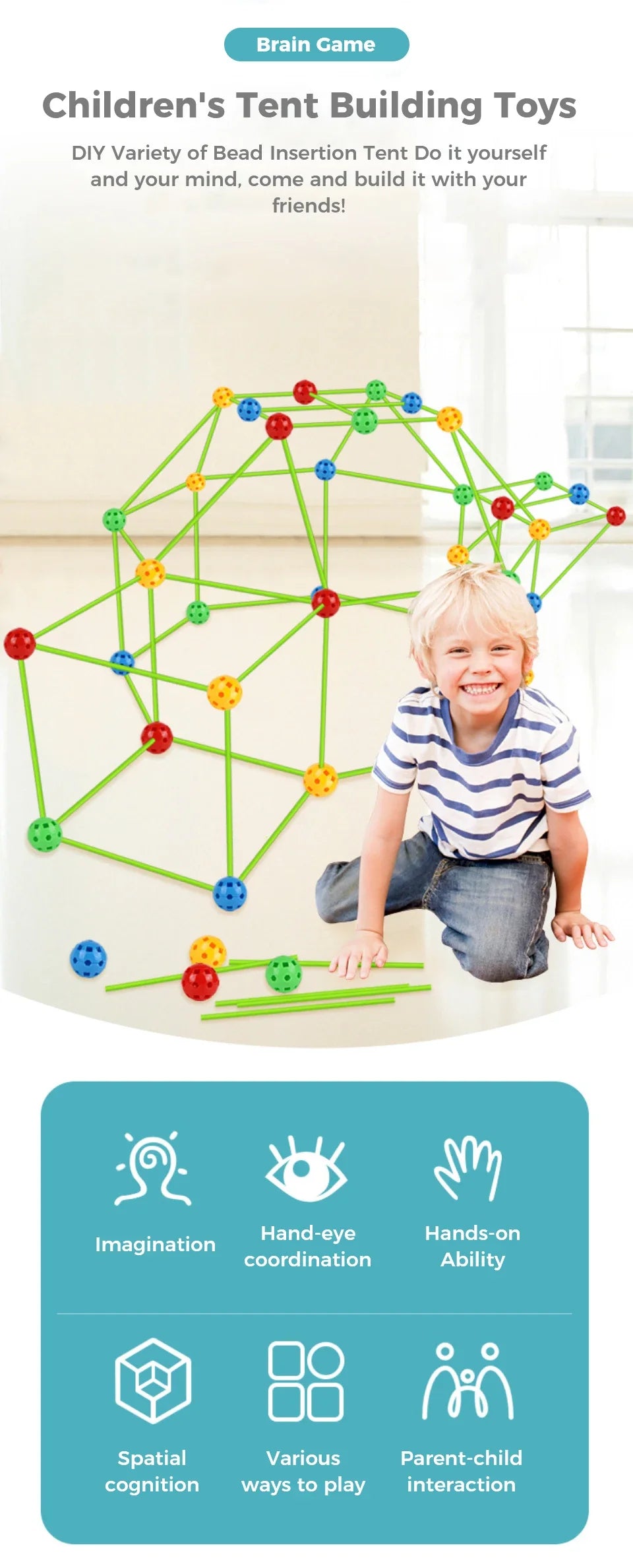 Creative Fort Builder Kits for Kids' Playtime Fun ATHLEXES