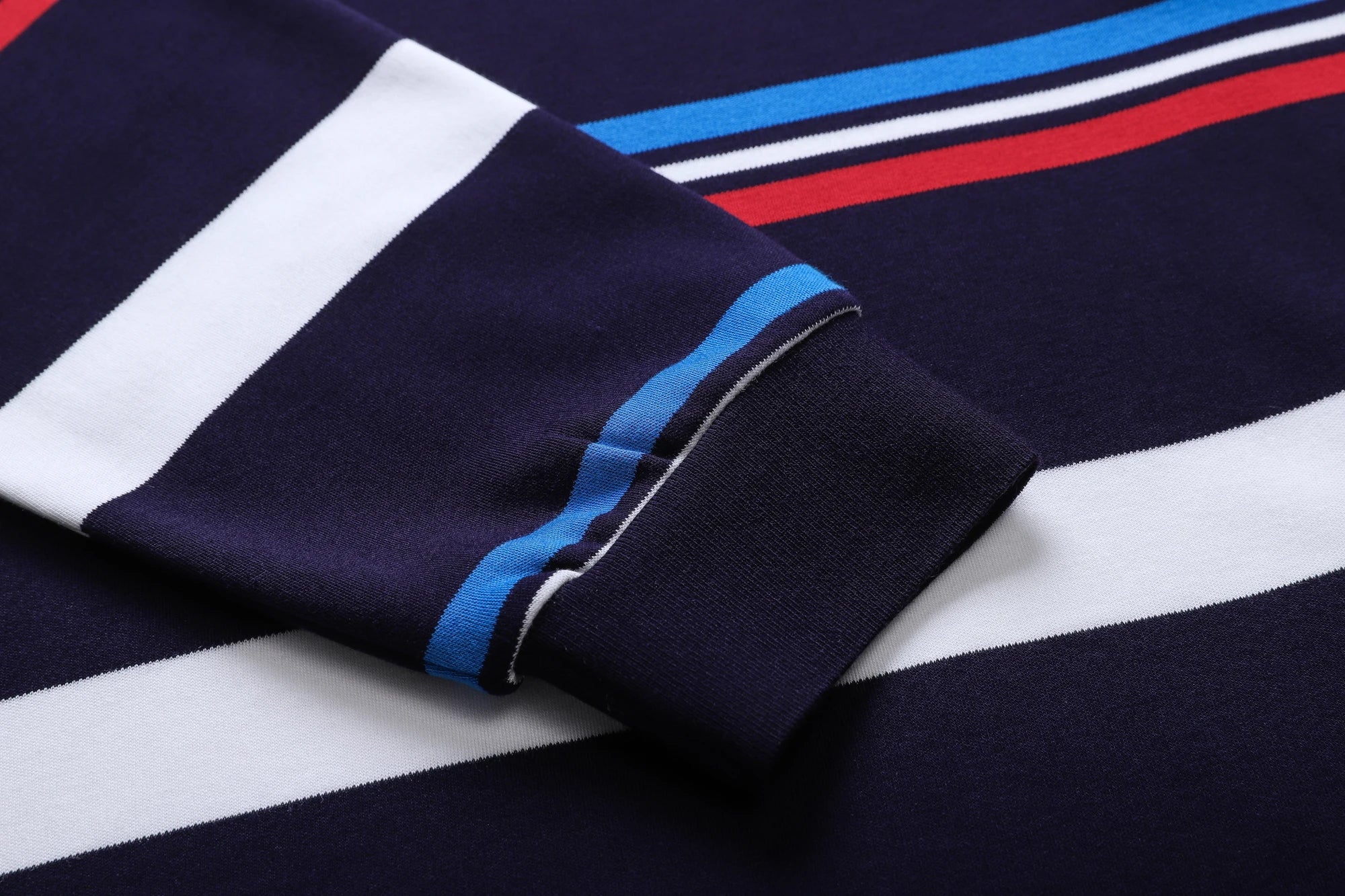 TACE&SHARK Premium Striped Long Sleeve Polo Shirt ATHLEXES