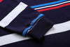 TACE&SHARK Premium Striped Long Sleeve Polo Shirt ATHLEXES