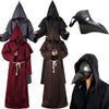Medieval Monk Cowl Robe Halloween Cosplay Cloak ATHLEXES