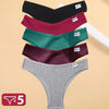 5PCS/Set Cotton Lingerie Panties Sexy Underwear Women Briefs ATHLEXES