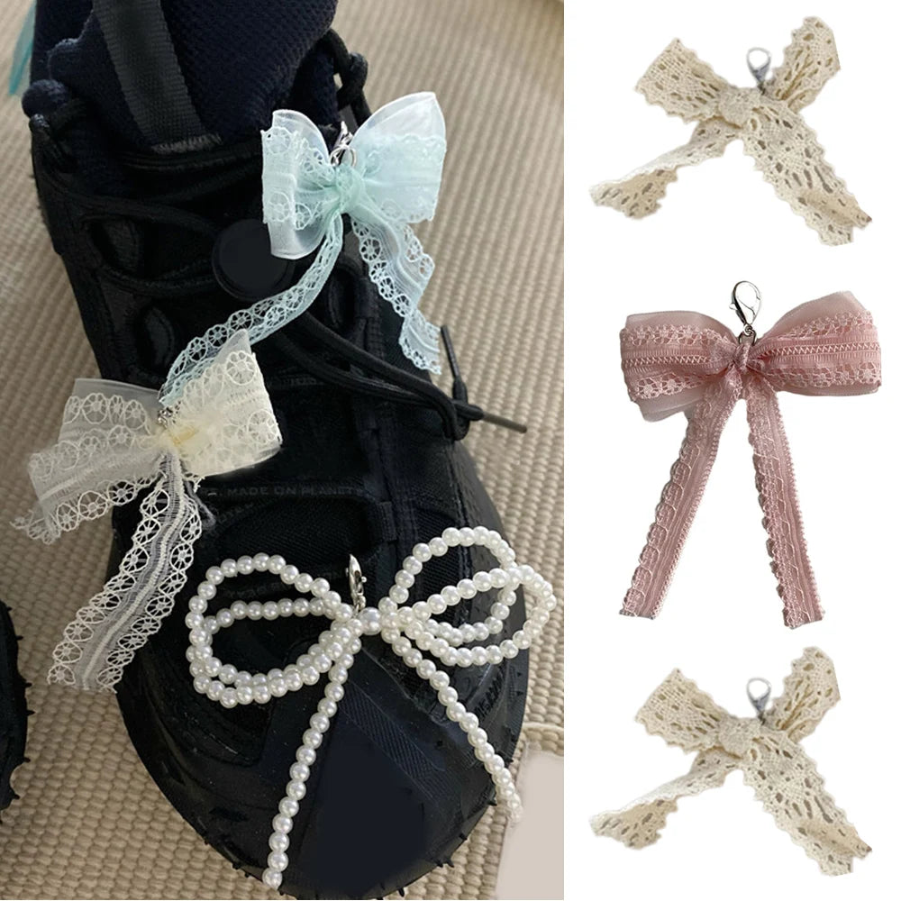 Chic Bowknot Clip Decoration for Shoes and Bags ATHLEXES