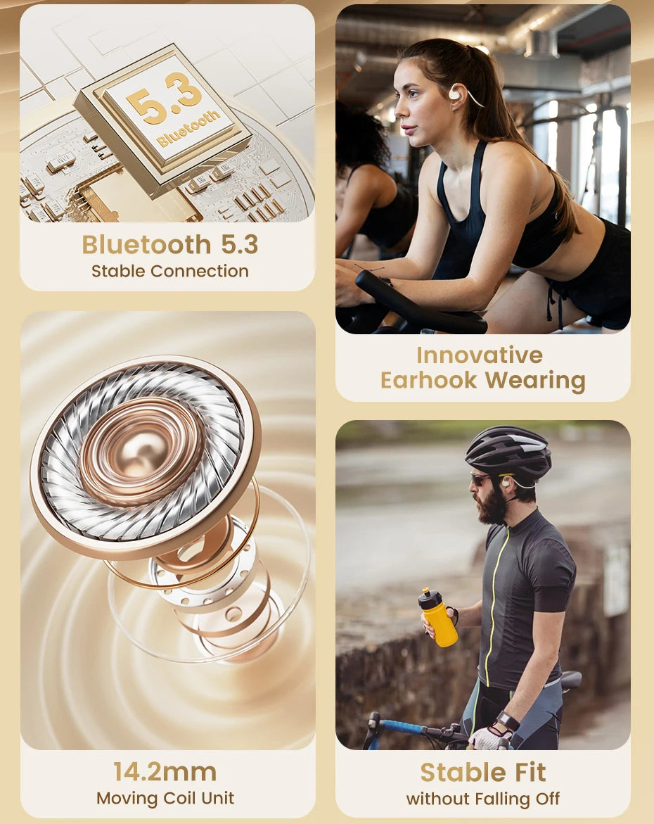 Toocki Sport Air Conduction Bluetooth Earphones ATHLEXES