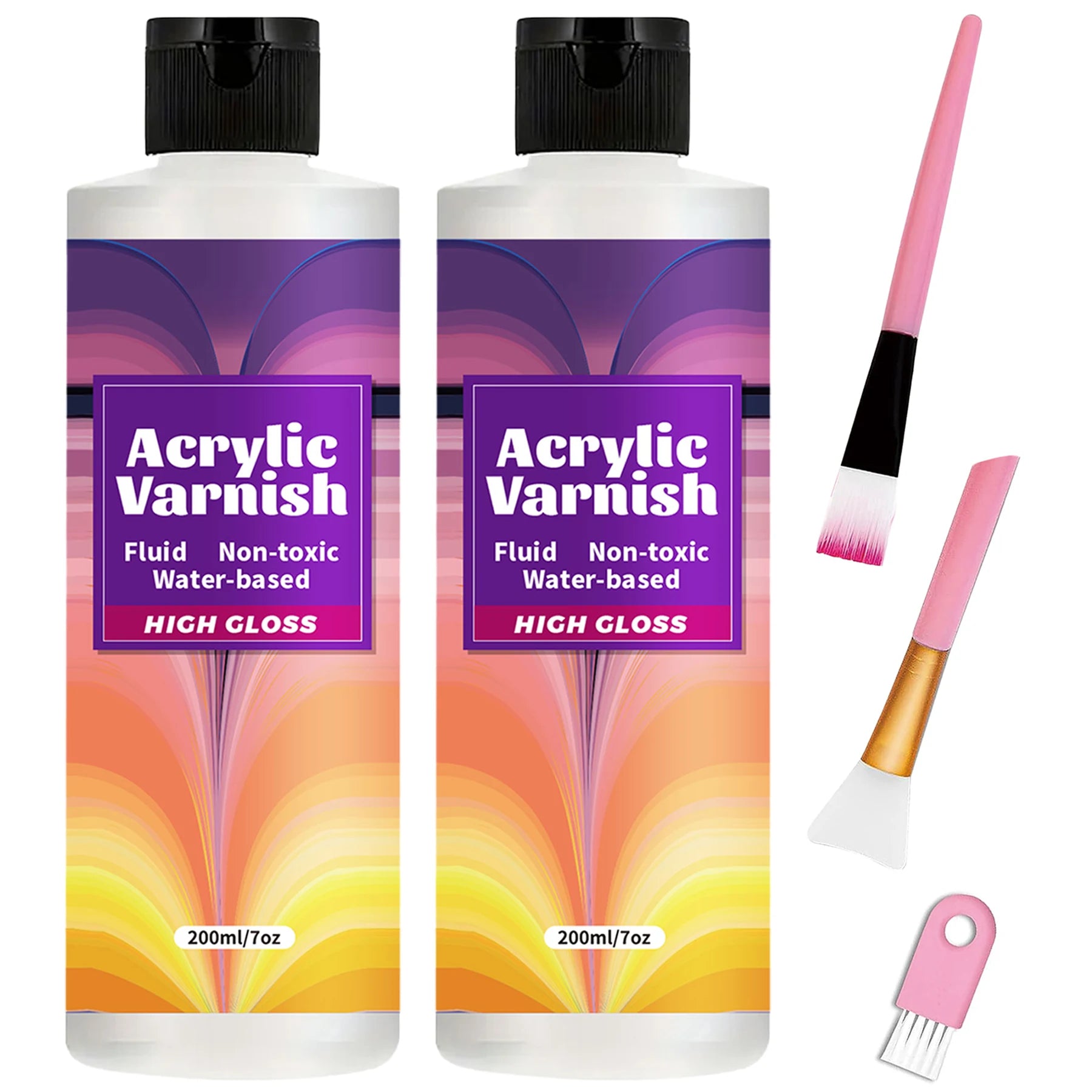 High Gloss Acrylic Varnish 200ML Protective Sealant ATHLEXES