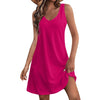 Summer Breeze Plus Size Pocket T-Shirt Dress ATHLEXES