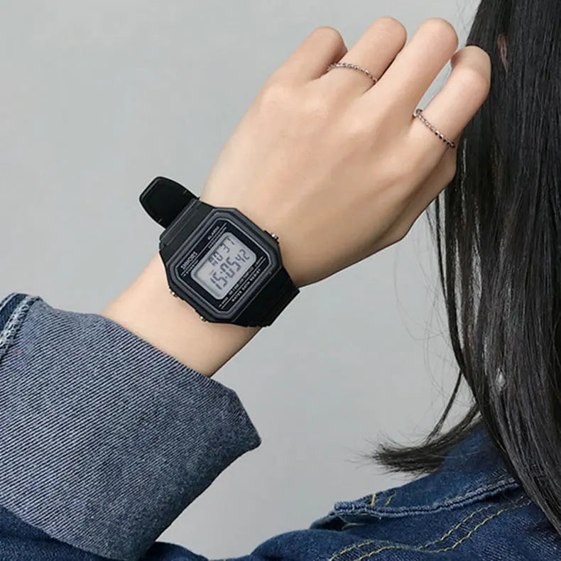Vintage Square LED Sports Couple Watches ATHLEXES
