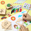 20pcs Montessori Wooden Drawing Stencils Set ATHLEXES