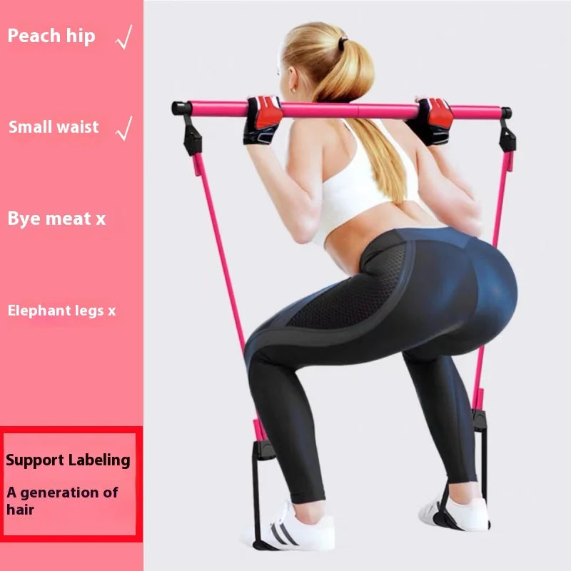 Pilates Pro Elasticity Fitness Stick and Rope ATHLEXES