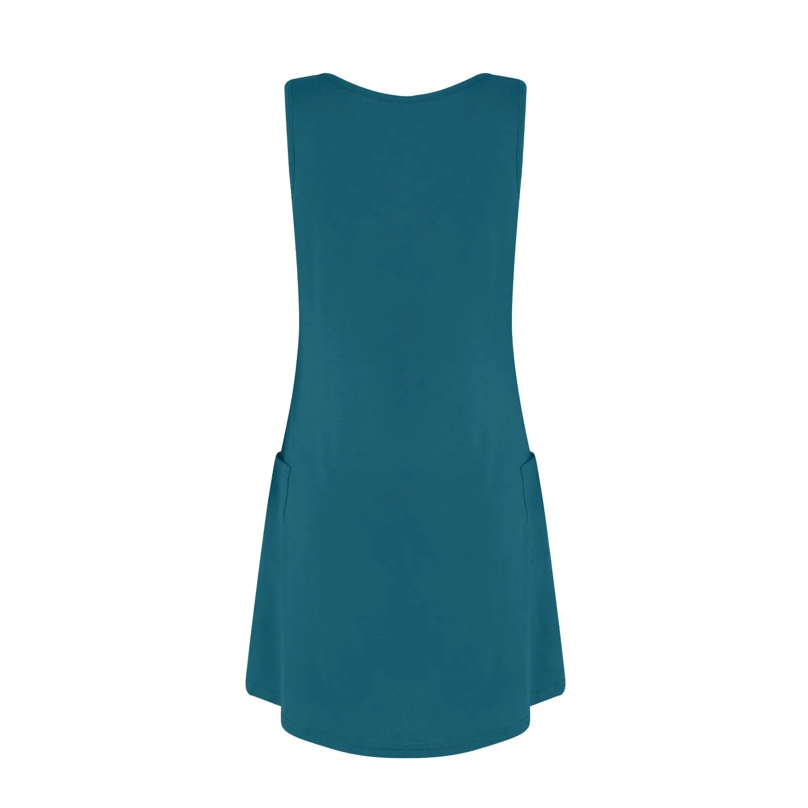 Summer Breeze Plus Size Pocket T-Shirt Dress ATHLEXES