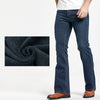 LGRGC Men's Warm Stretch Denim Boot Cut Jeans ATHLEXES