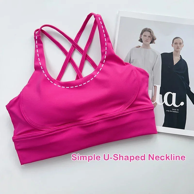 ActiveFit Cross Back Yoga Sports Bra ATHLEXES