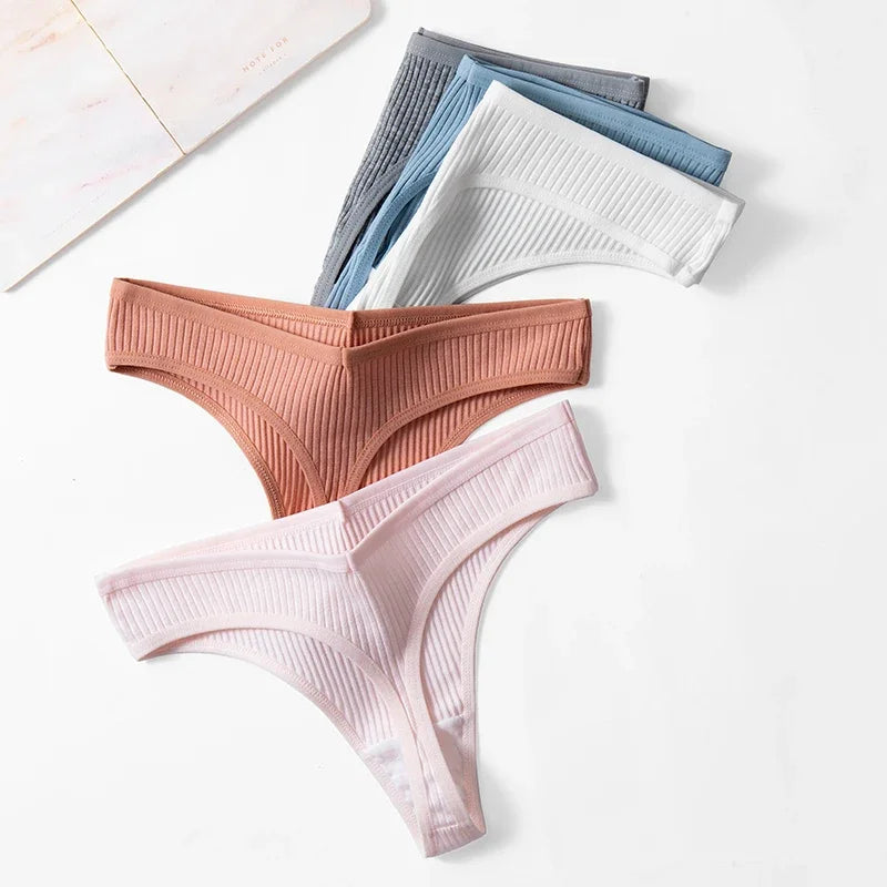 Cotton Comfort G-String Panties Set for Women ATHLEXES