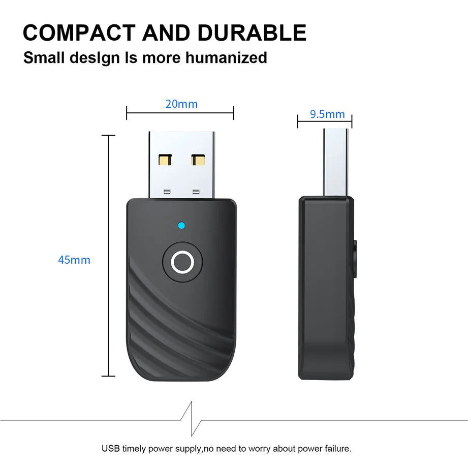 TriMode Bluetooth 5.0 Audio Adapter ATHLEXES