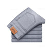 SummerStretch Men's Casual Gray Denim Pants ATHLEXES