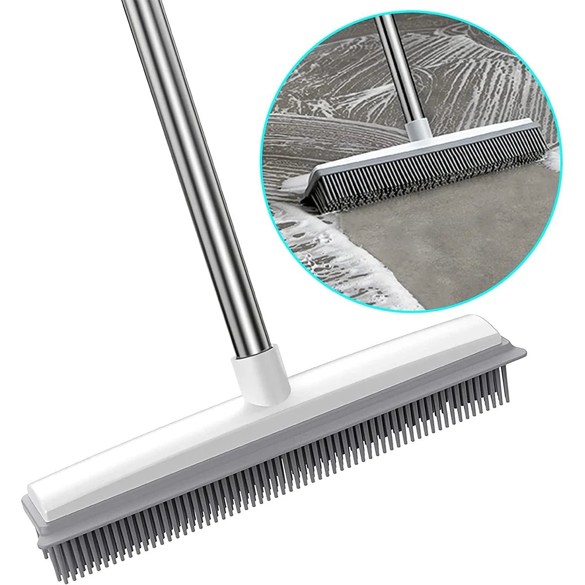 PetSweep Pro Rubber Broom & Carpet Brush ATHLEXES