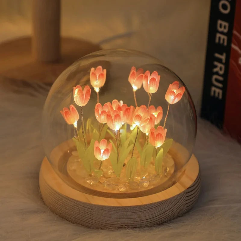 CloudGlow Handmade Flower Night Light ATHLEXES