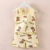 Cartoon Adventure Summer Pajamas Set for Kids ATHLEXES