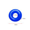 ColorSplash 6mm Rubber Clip Charms for Jewelry Crafting ATHLEXES