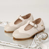 Princess Belle Kids' Mary Jane Leather Flats ATHLEXES