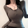 Korean Slim Fit Sexy T-Shirt for Women 2025 ATHLEXES