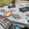 Boho Chic Aztec Oversized Throw Blanket ATHLEXES