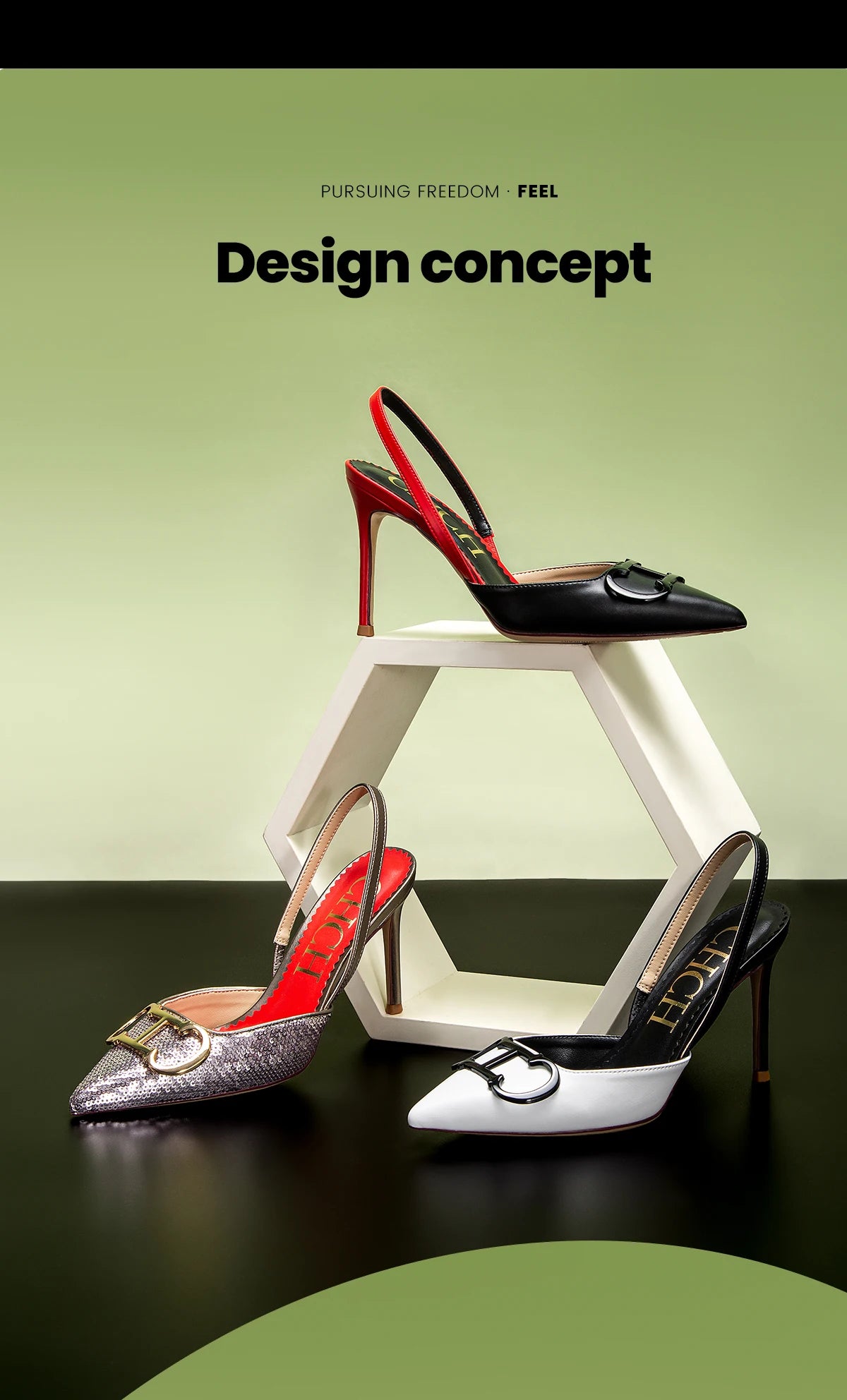 CHCH Destiny Strappy High Heels for Elegant Occasions ATHLEXES