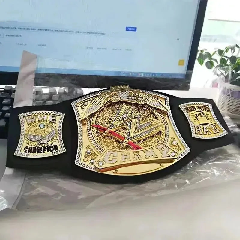 Gold Wrestling Champion Cosplay Belt for Gladiators & Halloween ATHLEXES