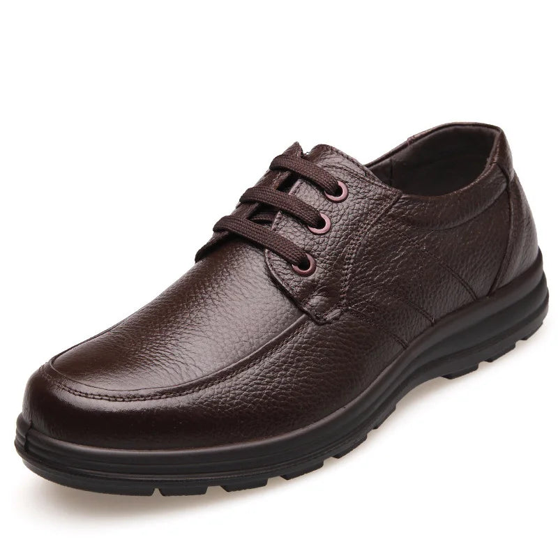 Luxurious Leather Casual Flats for Men - ZH740 ATHLEXES