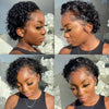 Bouncy Afro Pixie Cut Wig with Bangs ATHLEXES