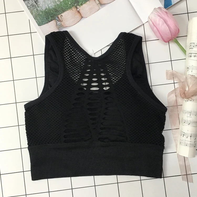 QuickDry Backless Yoga Sports Bra Tank Top ATHLEXES