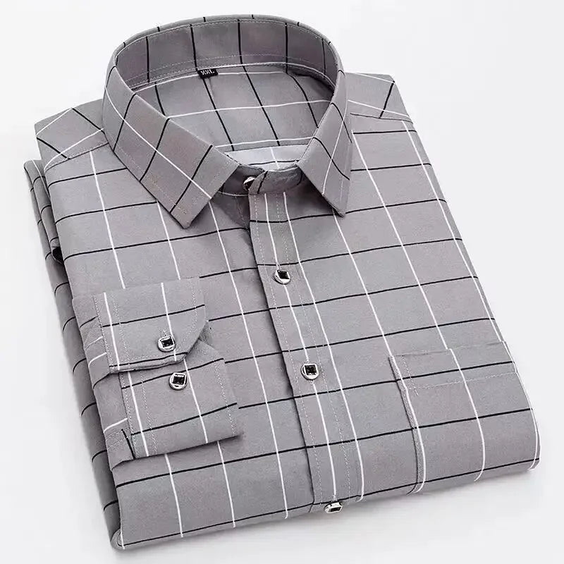 StripeLine Long Sleeve Slim Shirt ATHLEXES