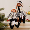 Elf Couple Plush Dolls: Festive Tree Ornaments ATHLEXES