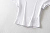 Summer Sexy O-neck Crop Top for Women ATHLEXES