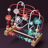 Montessori Wooden Roller Coaster Bead Maze for Toddlers ATHLEXES