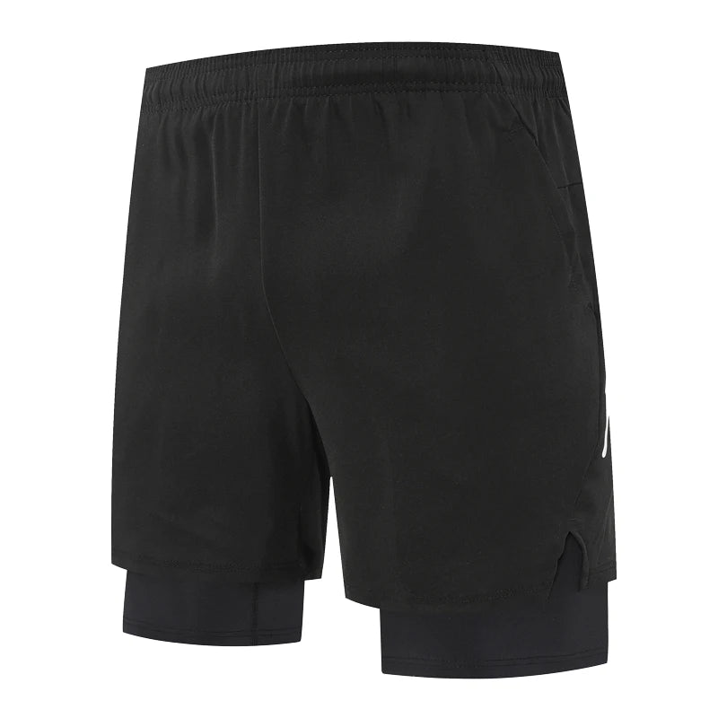 QuickDry 2-in-1 Zippered Gym Shorts for Men ATHLEXES