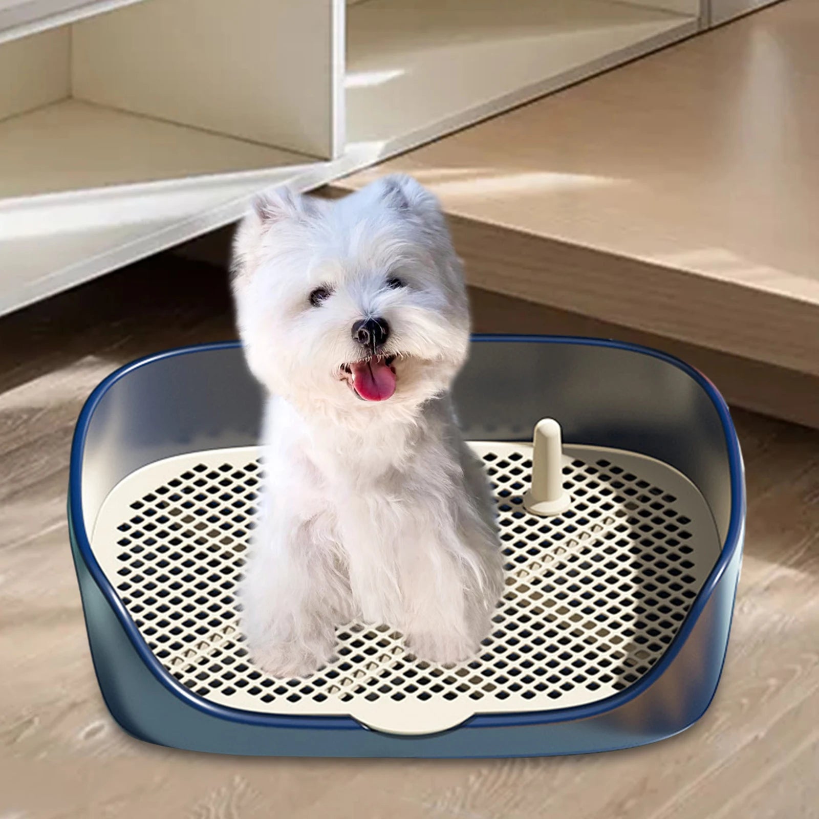 Pet Dog Toilet Portable Dog Potty Pan Trainer Litter Box Anti-Splash Pets Wc Toilet Puppy Kitten Cleaning Tool ATHLEXES