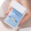 Newshe Elegant 925 Silver Halo Wedding Ring Set ATHLEXES