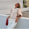 Elegant Puffy Sleeve Blouse for Women 2025 Summer Tops ATHLEXES